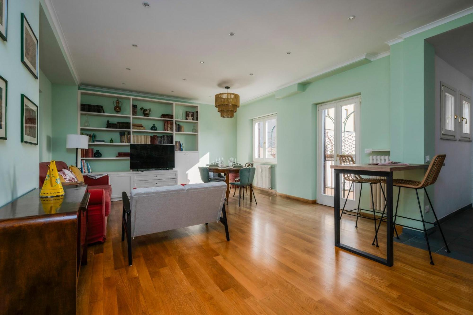 Da Giorgio E Teresa - Attico Con Terrazza A Piazza Del Popolo Apartment โรม ภายนอก รูปภาพ